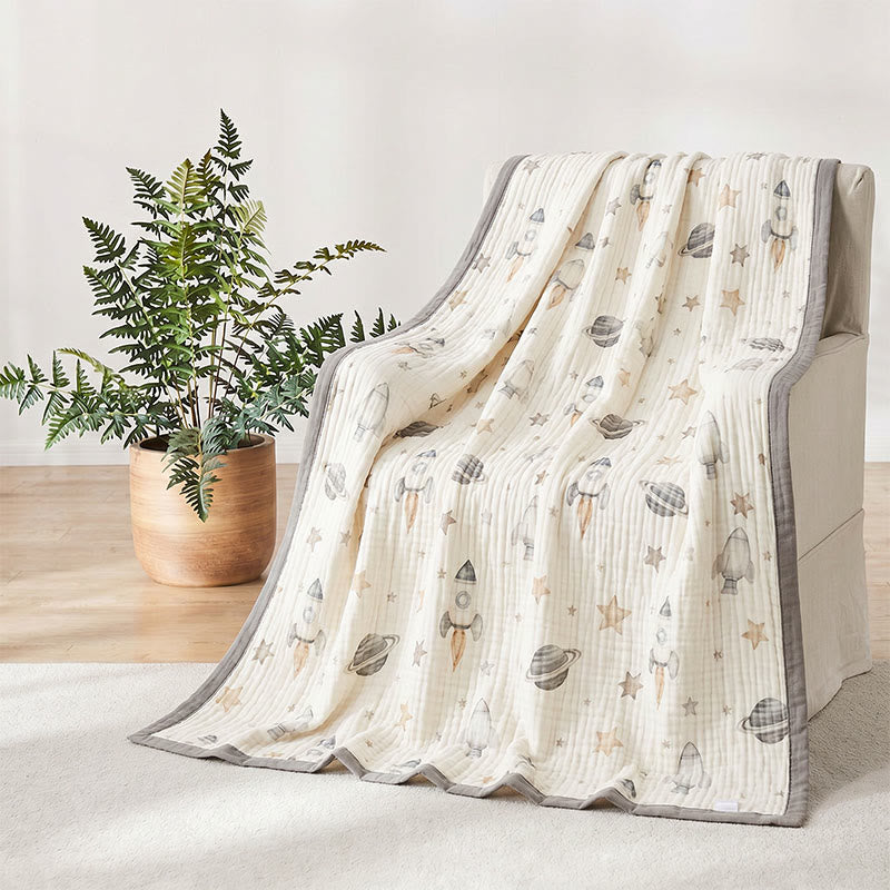 Ownkoti Space Dream Cotton Gauze Blanket - image 2