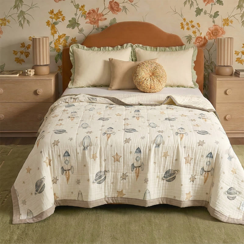 Ownkoti Space Dream Cotton Gauze Blanket - image 0