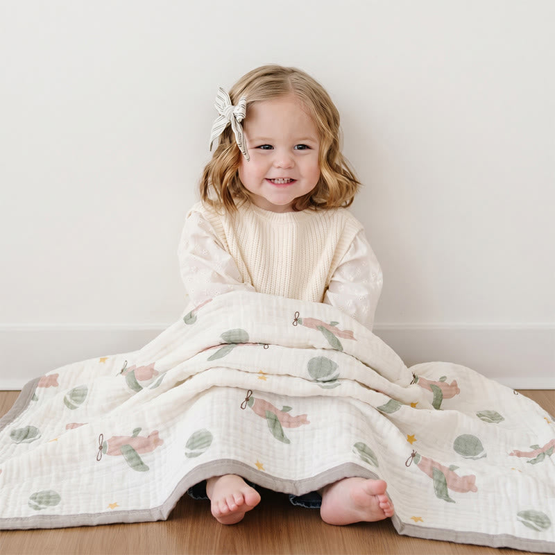 Ownkoti Little Sky Adventure Cotton Muslin Blanket - image 3