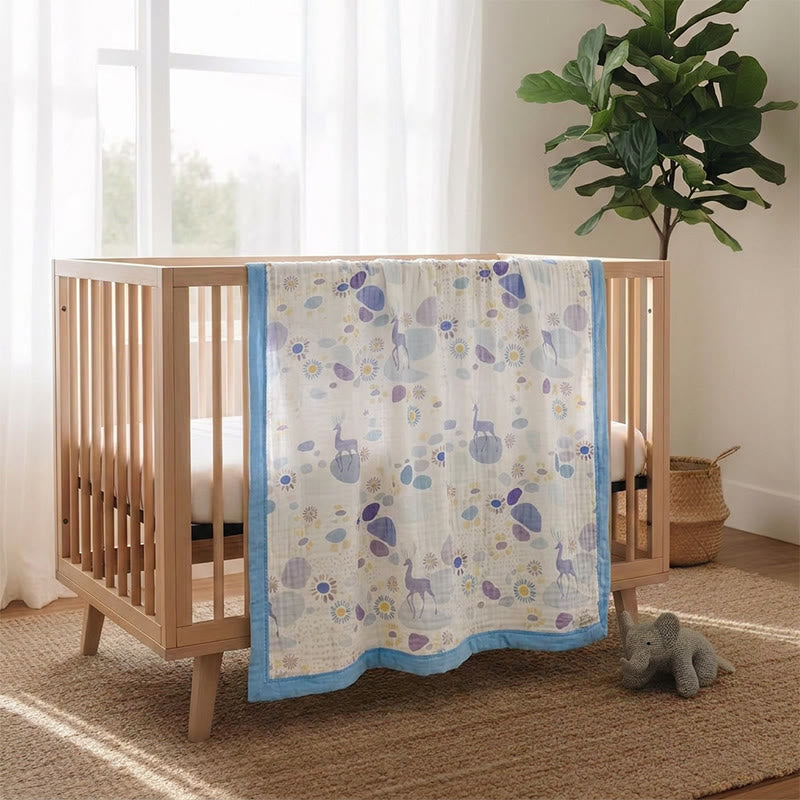 Ownkoti Pastel Bloom Cotton Gauze Blanket - image 2