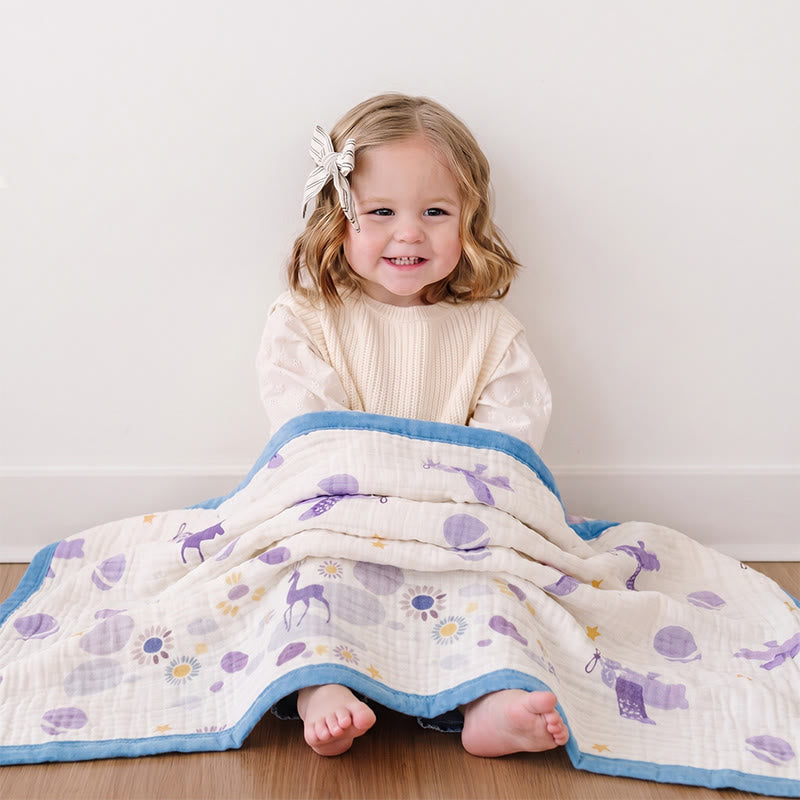 Ownkoti Pastel Bloom Cotton Gauze Blanket - image 4