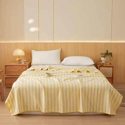 Ownkoti Textured Plaid Woven Bedspread with Scalloped Edge - image 14