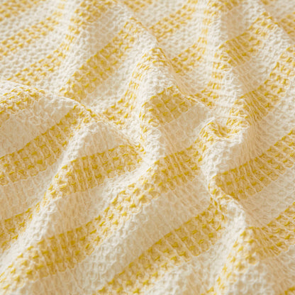 Ownkoti Textured Plaid Woven Bedspread with Scalloped Edge - image 15