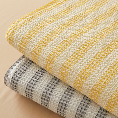 Ownkoti Textured Plaid Woven Bedspread with Scalloped Edge - image 17