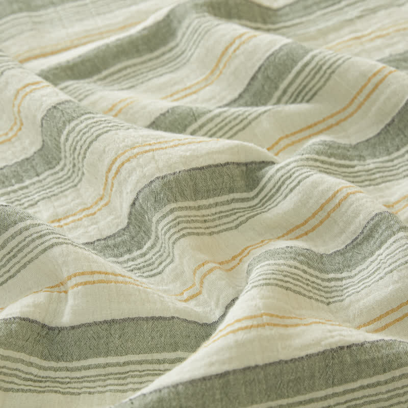 Ownkoti Soft Stripe Reversible Cotton Bedspread - image 8