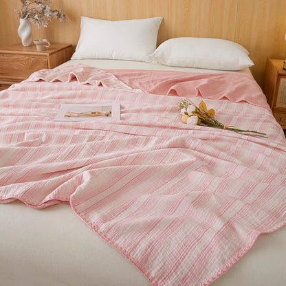 Ownkoti Soft Stripe Reversible Cotton Bedspread - image 12