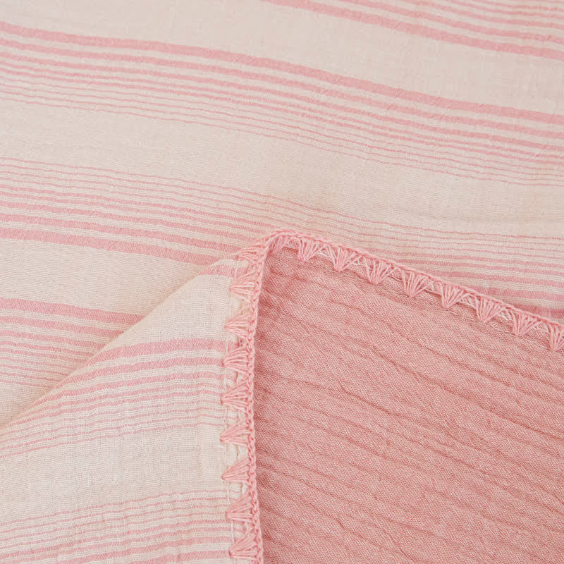 Ownkoti Soft Stripe Reversible Cotton Bedspread - image 14