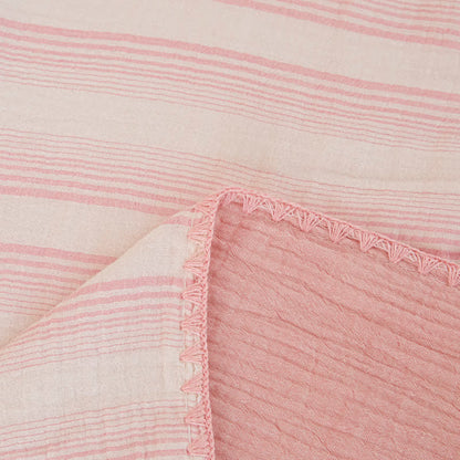 Ownkoti Soft Stripe Reversible Cotton Bedspread - image 14
