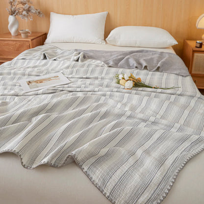 Ownkoti Soft Stripe Reversible Cotton Bedspread - image 17