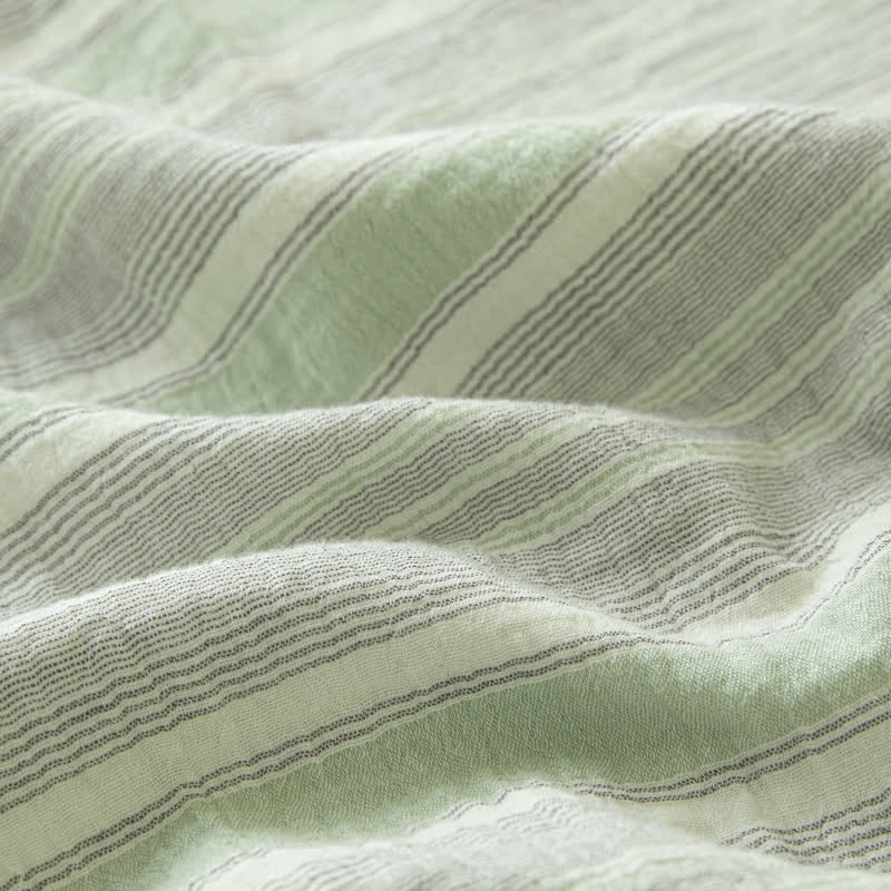 Ownkoti Soft Stripe Reversible Cotton Bedspread - image 23