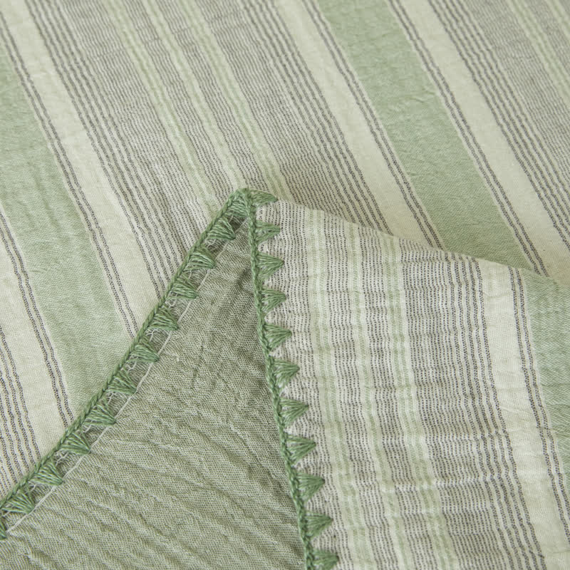 Ownkoti Soft Stripe Reversible Cotton Bedspread - image 24