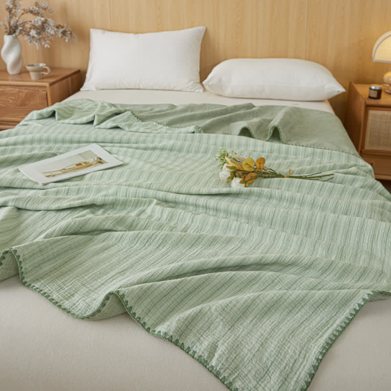 Ownkoti Soft Stripe Reversible Cotton Bedspread - image 27