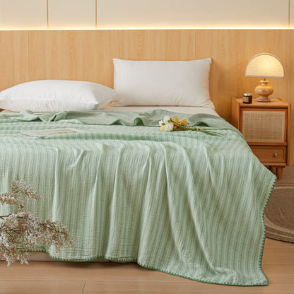 Ownkoti Soft Stripe Reversible Cotton Bedspread - image 26
