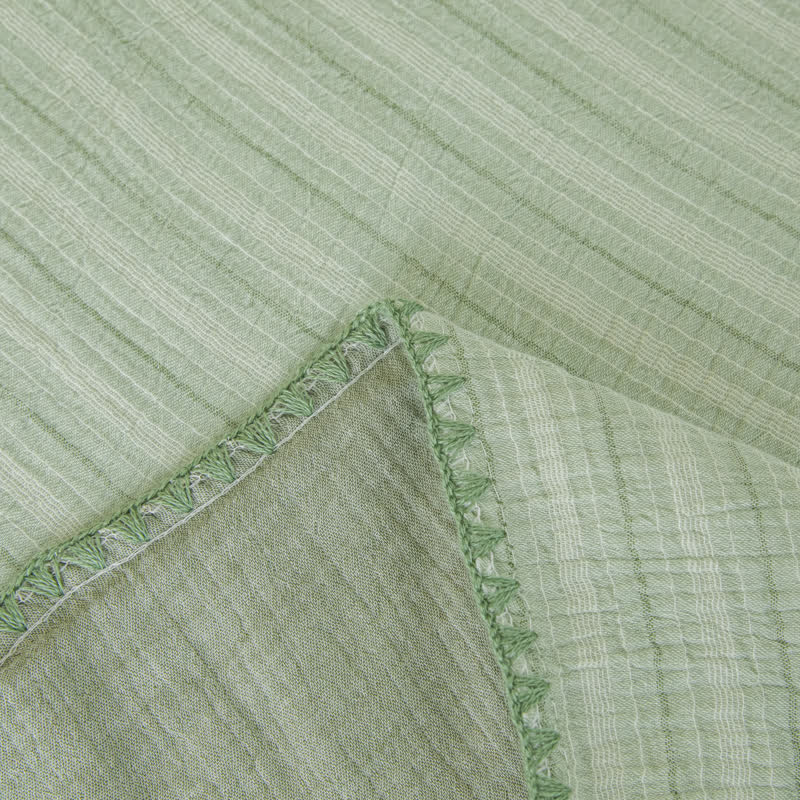 Ownkoti Soft Stripe Reversible Cotton Bedspread - image 29