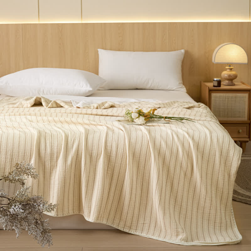 Ownkoti Soft Stripe Reversible Cotton Bedspread - image 31