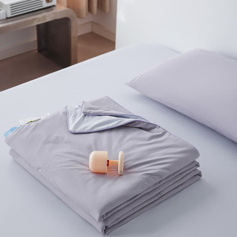 Ownkoti Nordic Cooling Lightweight Summer Comforter - Dusty Purple - 79" × 91" - image 18