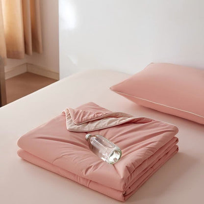 Ownkoti Nordic Cooling Lightweight Summer Comforter - Soft Pink - 79" × 91" - image 42