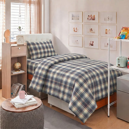 Ownkoti Pastel Plaid Twin XL Dorm Bedding Set - image 13