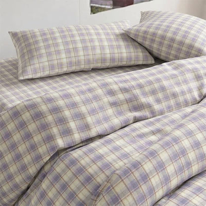 Ownkoti Pastel Plaid Twin XL Dorm Bedding Set - image 9