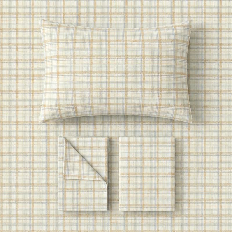 Ownkoti Thick Thin Plaid Dorm Bedding Set - image 4