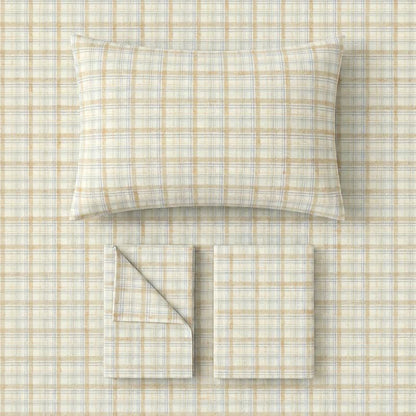 Ownkoti Thick Thin Plaid Dorm Bedding Set - image 4