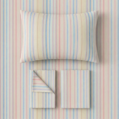 Ownkoti Pastel Pinstripe Minimalist Dorm Bedding Set - image 7