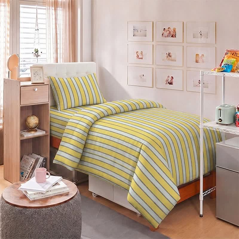 Ownkoti Modern Two-Tone Stripe Bedding Set - image 3