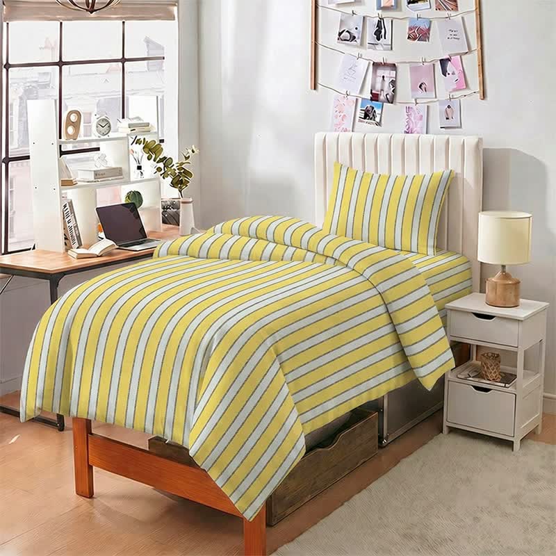 Ownkoti Modern Two-Tone Stripe Bedding Set - image 2