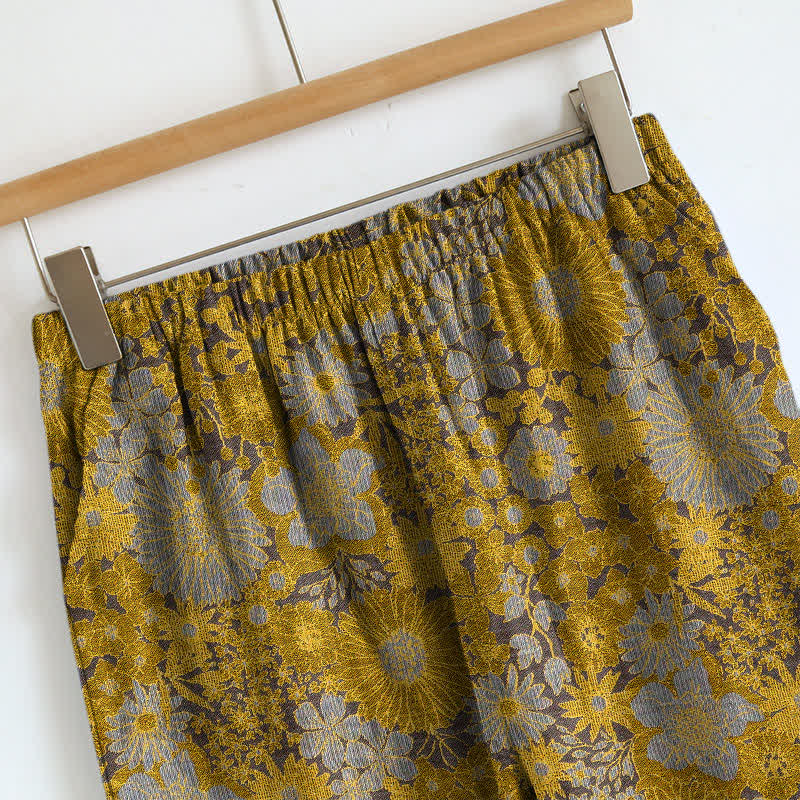 Ownkoti Vintage Floral Tie Strap Loungewear Set - image 8
