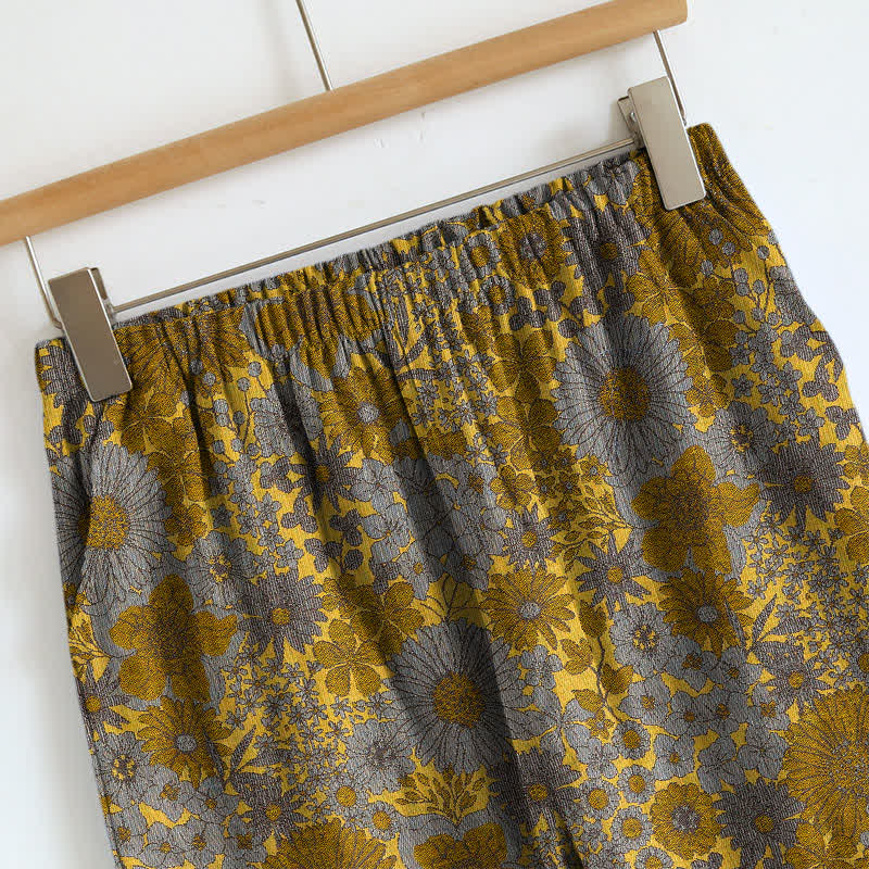 Ownkoti Vintage Floral Tie Strap Loungewear Set - image 11