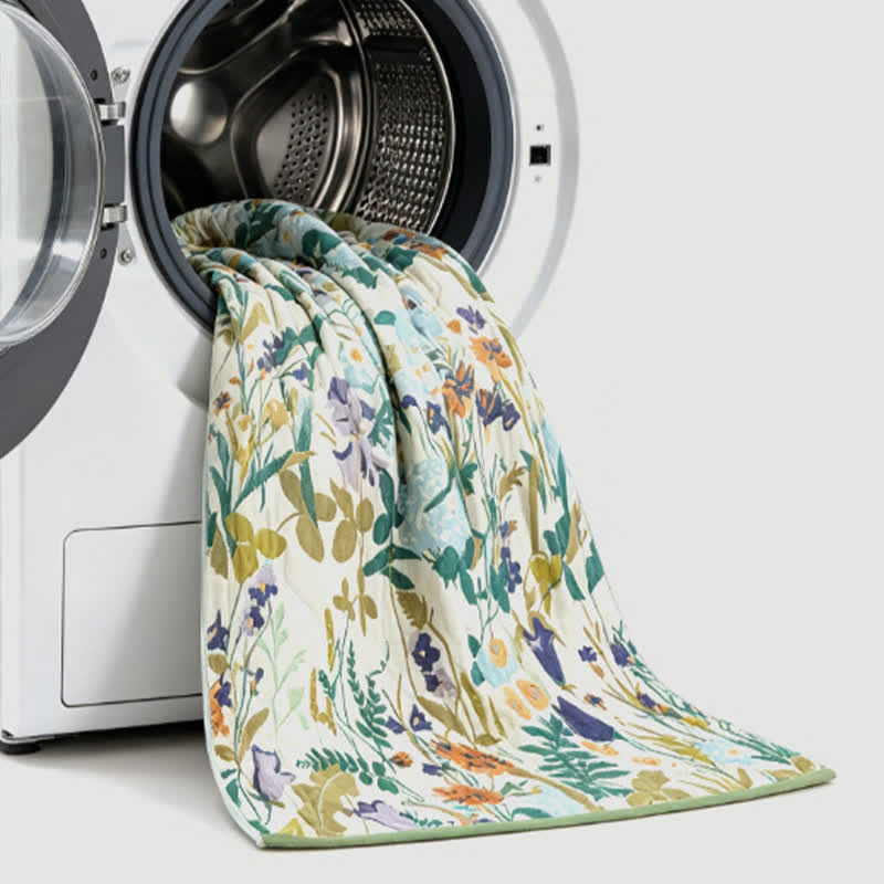 Ownkoti 4-Layer Floral Cotton Muslin Beach & Bath Towel - image 7