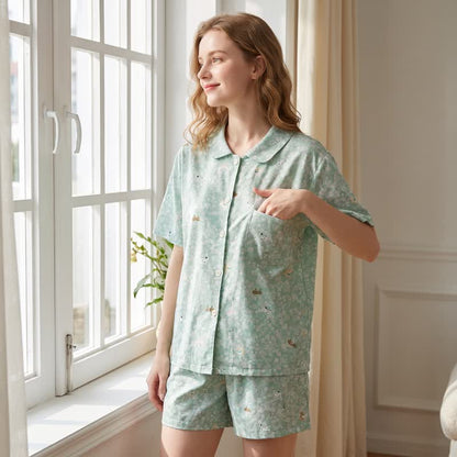 Ownkoti All-Over Dog Print Double Gauze Loungewear Set - image 3