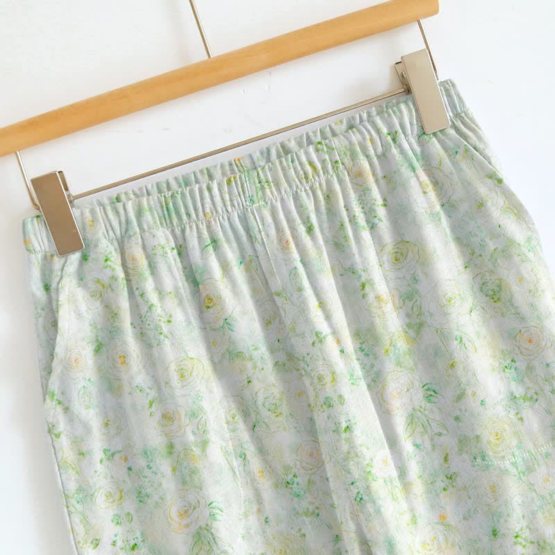 Ownkoti Rose Floral Spaghetti Strap Loungewear - image 3