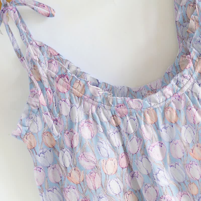 Ownkoti Tulip Tie Strap Cami Lounge Set - image 2