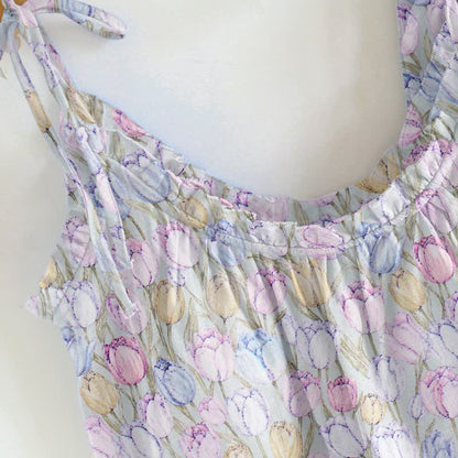 Ownkoti Tulip Tie Strap Cami Lounge Set - image 6