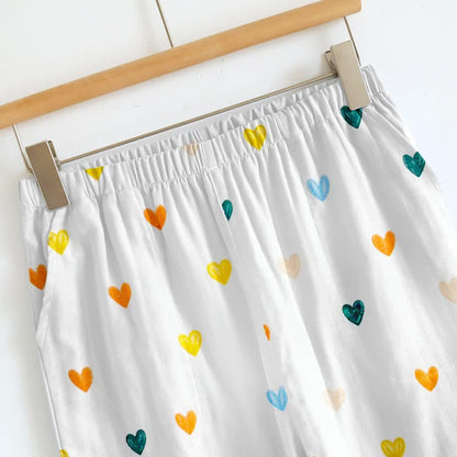 Ownkoti Sweetheart Print Spaghetti Strap Loungewear - image 4