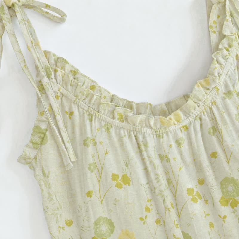 Ownkoti Ditsy Floral Spaghetti Strap Loungewear - image 6