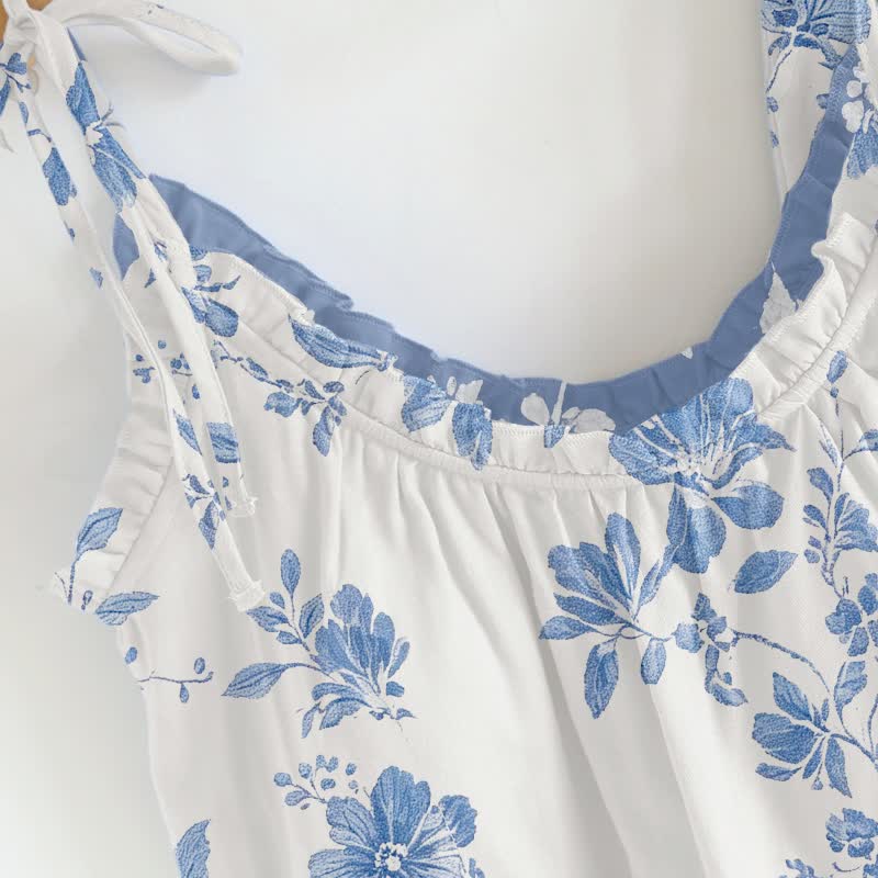 Ownkoti Botanical Floral Spaghetti Strap Loungewear  - image 5
