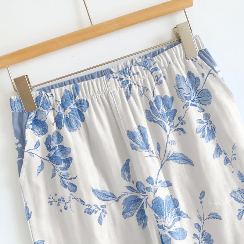 Ownkoti Botanical Floral Spaghetti Strap Loungewear  - image 6