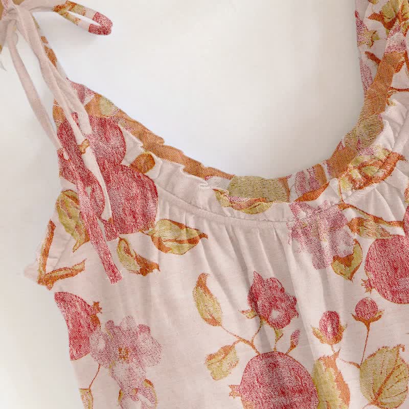 Ownkoti Blush Floral Spaghetti Strap Loungewear - image 1