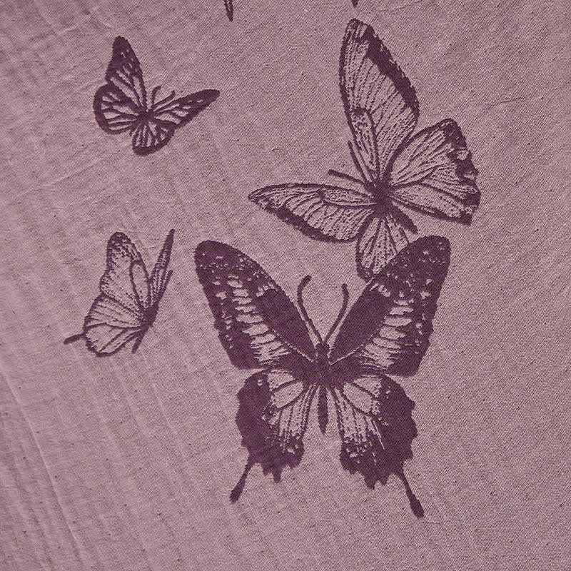 Ownkoti Butterfly Cotton Double Gauze Kimono Robe - image 13