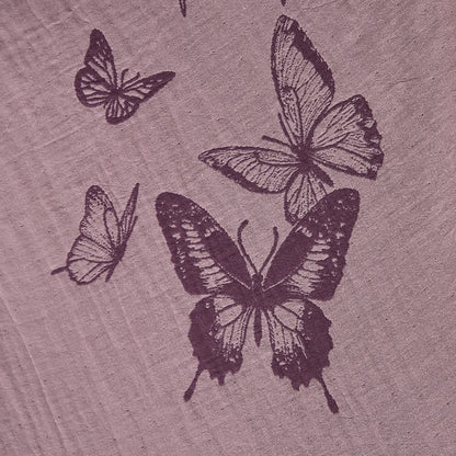Ownkoti Butterfly Cotton Double Gauze Kimono Robe - image 13