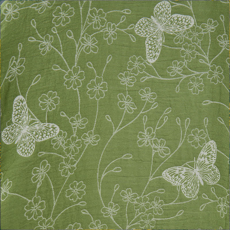 Ownkoti Olive Botanical Butterfly Kimono Bathrobe - image 6