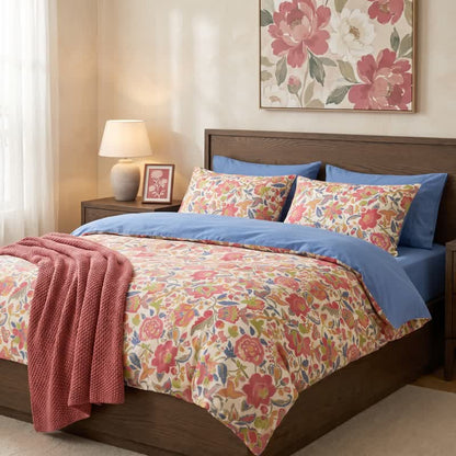 Ownkoti Cottage Floral Cotton Double Gauze Bedding Set - image 4