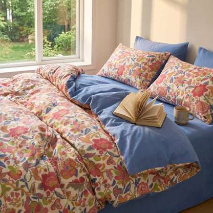 Ownkoti Cottage Floral Cotton Double Gauze Bedding Set - image 1
