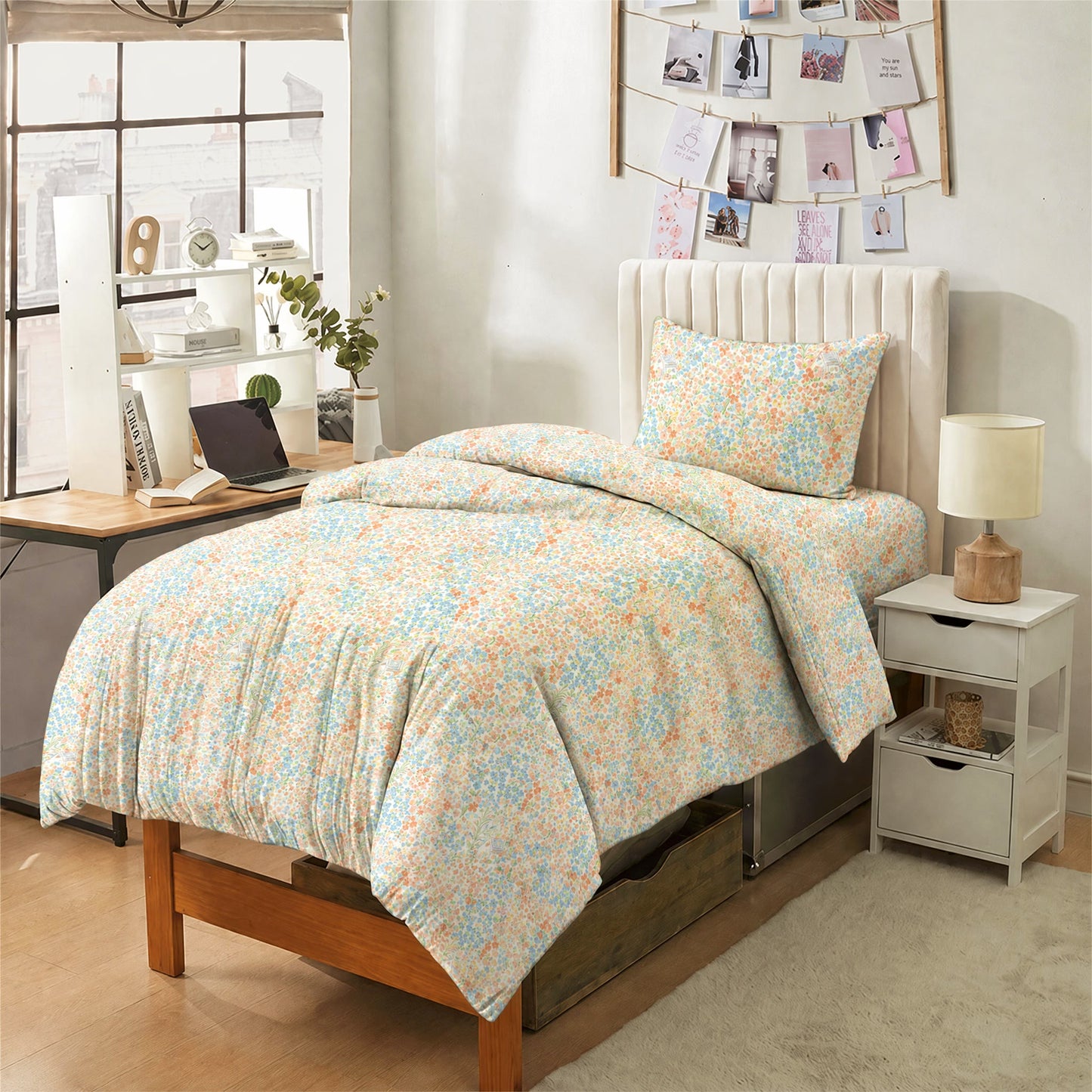 Ownkoti Ditsy Floral Twin XL Dorm Bedding Set - image 1