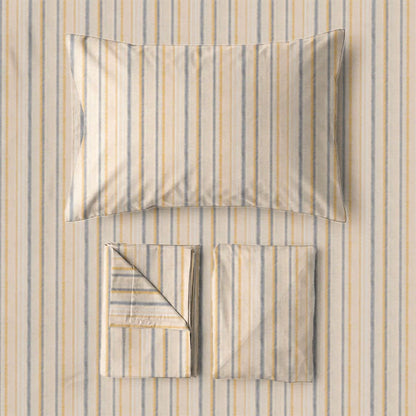Ownkoti Neutral Striped Twin XL Dorm Bedding Set - image 5
