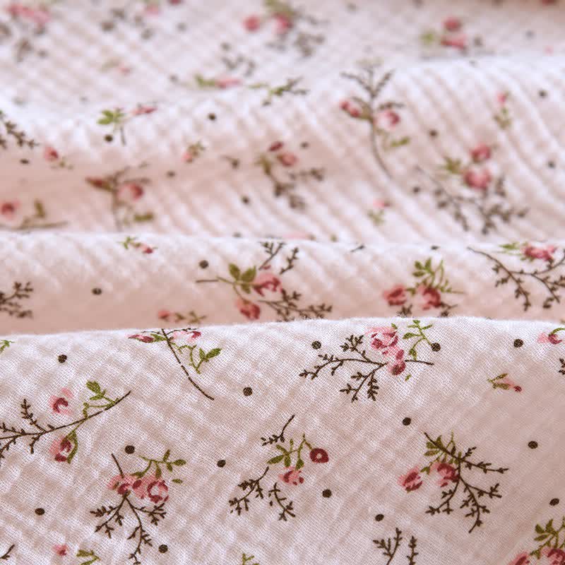 Ownkoti Dainty Floral Ruffle Collar Cotton Muslin Nightgown - image 8