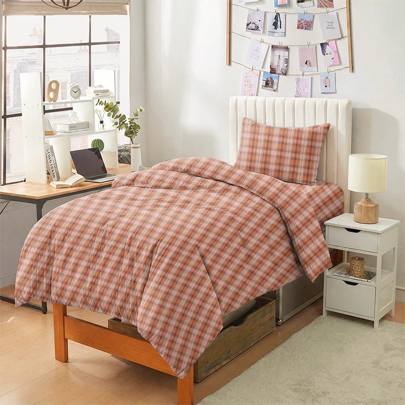 Ownkoti Cottage Plaid Twin XL Dorm Bedding Set - image 2