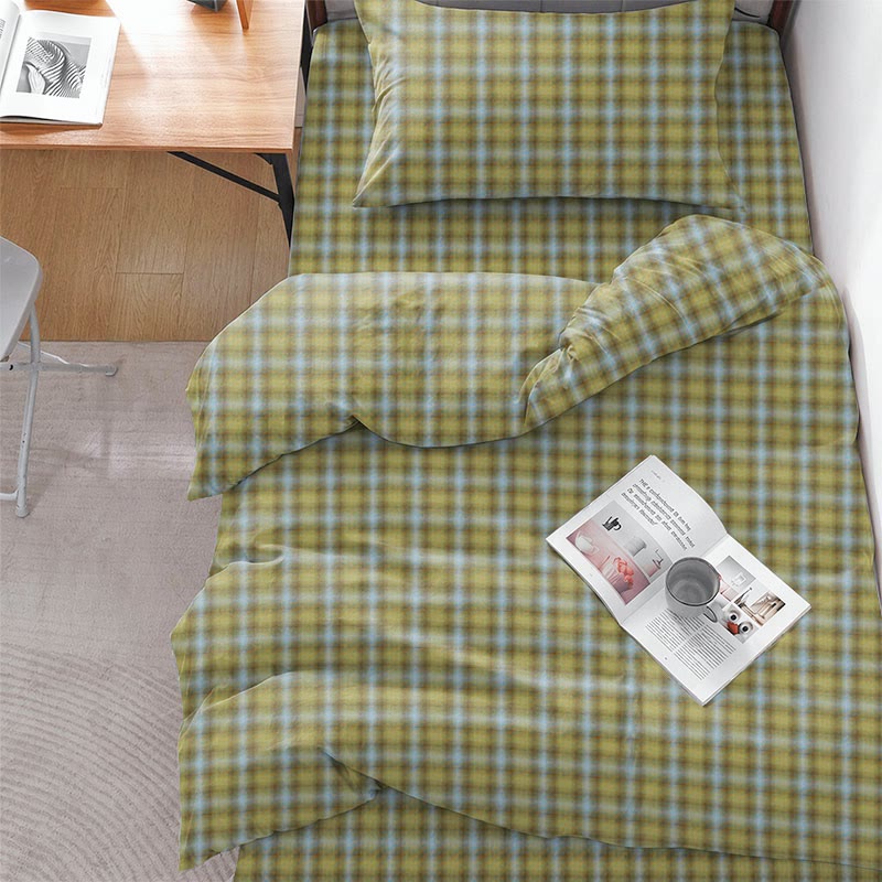 Ownkoti Cottage Plaid Twin XL Dorm Bedding Set - image 8
